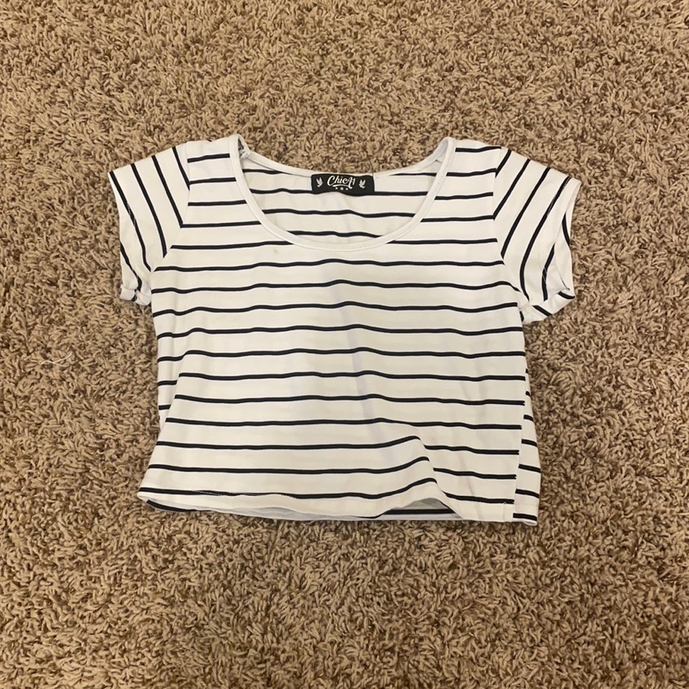 Babydoll crop top tee